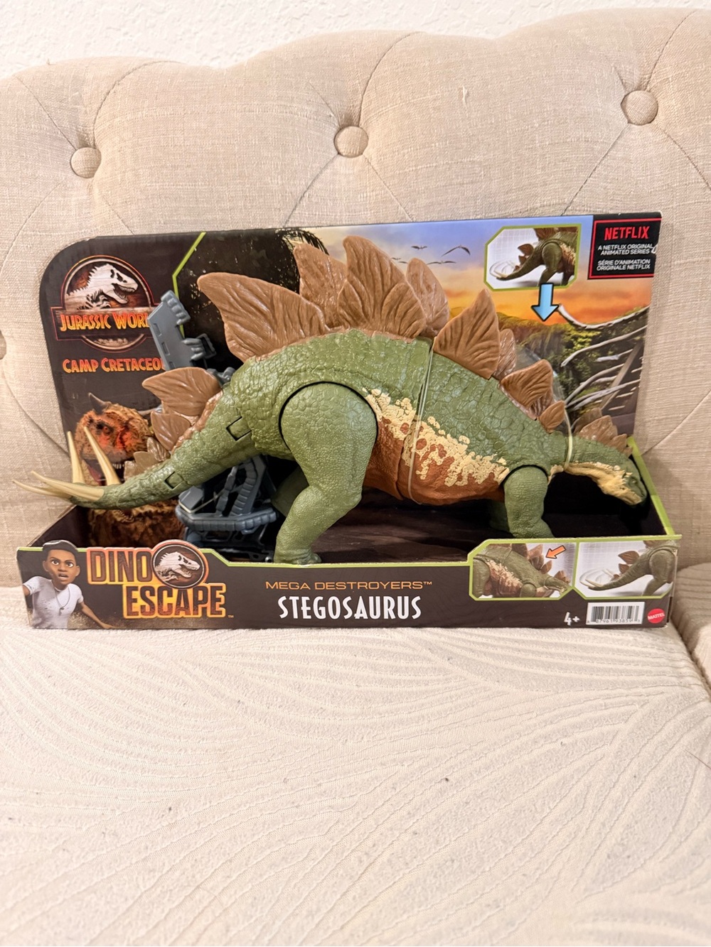 Jurassic World Dino Escape Mega Destroyers Stegosaurus - Green & Brown